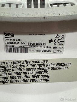 Susicka Beko DPY 8506 GXB1 - 2