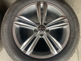 Alu kola VW TIGUAN II 18" 5x112 letní BRIDGESTONE 235/55R18 - 2