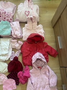Velký balík 116ks kojeneckého oblečení na holčičku vel.50-86 - 2
