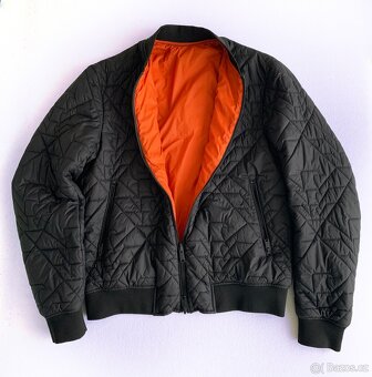 EMPORIO ARMANI - Bomber bunda, ZÁNOVNÍ, OBOUSTRANNÁ, vel. 52 - 2
