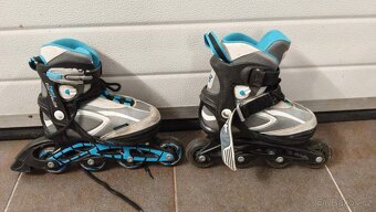 Kolečkové  brusle + Chrániče - 2