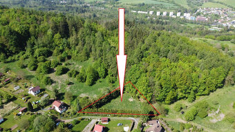 Prodej pozemku 650 m2 k výstavbě chaty v Sušici - 2