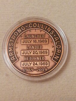 Pamětní medaile Apollo 11 - 2