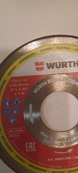 Diamantový kotouč Wurth 125mm - 2