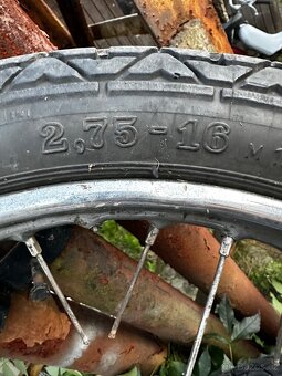 Plášť s ráfkem na Jawa Pionyr - 2