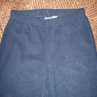 tepláky flísové, velikost 146-152 - 2