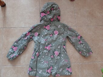 Jarní/podzimní bunda s květy - 2