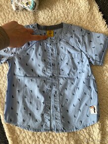 Košile krátký rukáv velikost 98 + 92 - 2
