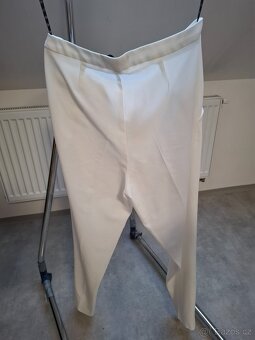 Bile chino kalhoty - 2