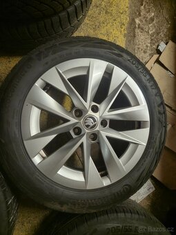 5x112 škoda 205/55 R17 - 2