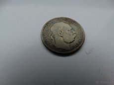 Stříbrná mince R-U 1 koruna 1894 - maďarská - 2