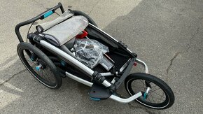 Thule Chariot Sport 1 + bike + kocarkovy + běžecký set - 2