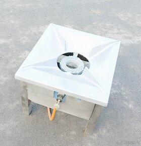 Plynová stolička gastro 7,7kW nerez /litina na PB - 2