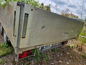 Nákladní vozík bržděný - 1500kg nosnost po stk - 2