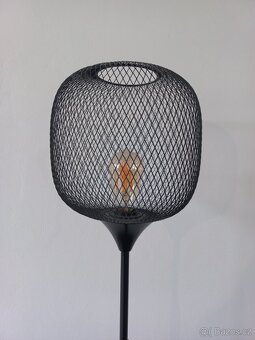 Lampa, stojící světlo, černá svítilna - 2