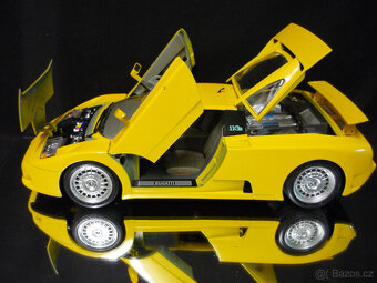 Bugatti EB110 žluté Bburago 1/18 - 2