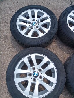 Alu kola BMW 5x120, IS 34 vč. pneu 205/55 R 16 - 2