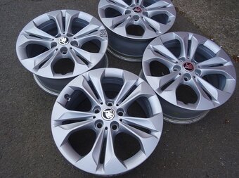 Alu disky Škoda 17", 5x112, ET 52, šíře 7,5J - 2