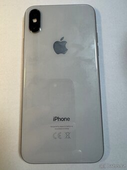 Apple iPhone X 256gb kondice baterie 100% s kabelem Cena 34 - 2