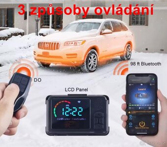 Naftové topení VEVOR s LCD, DO, Bluetooth 8kW CZ návod - 2