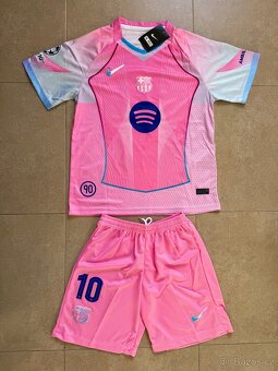 Fotbalový dres FC Barcelona růžový 90 Yamal #10 - 2