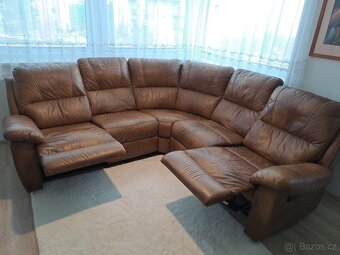 Celokožená sedací souprava - 2