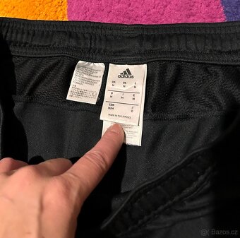 ADIDAS  PÁNSKÉ SLIM STYLOVÉ BLACK TEPLÁKY M( M-L) - 2