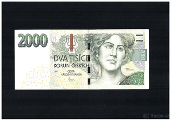 BANKOVKA 2000KČ SERIE D01 - 2