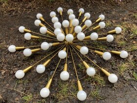 Obrovský retro lustr Sputnik - 2