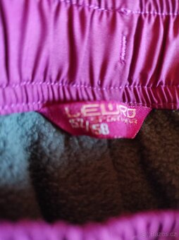 Vyteplené šusťákové kalhoty - 2