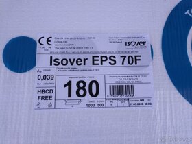 Fasádní polystyren Isover EPS 70F 180mm - 2