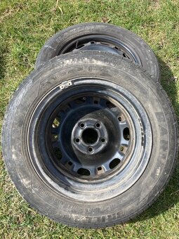 Ocelove disky 14 s pneu, 8ks, z Fabie. - 2