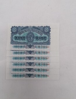 3koruny Československé 1953, 1961 UNC - 2