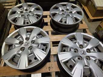 4x Plechy Honda 16x6 1/2 ET55 + poklice - 2