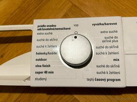 Čelní panel v češtině do sušičky Siemens - 2