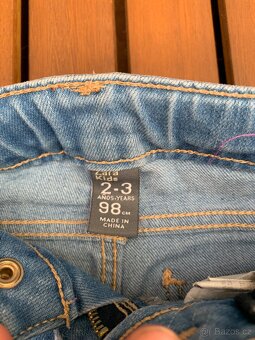dívčí jeans vel. 98 Zara - 2