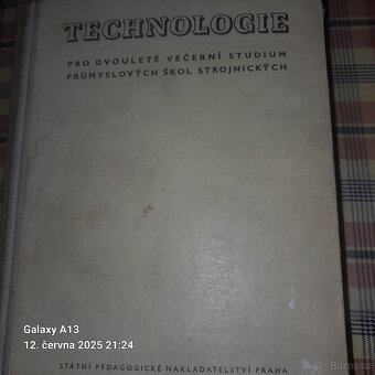 Technologie pro průmyslové školy strojnickė - 2