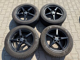 4x al kola 5x112 17 + pneu letní 225/55 R17C - 2
