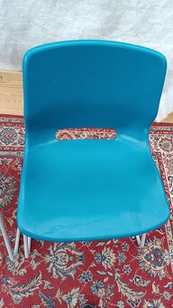 2ks židle plast-kov , IKEA - 2