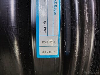Plechové disky 6Jx15, 5x108, ET52.5, 63.3 - 2