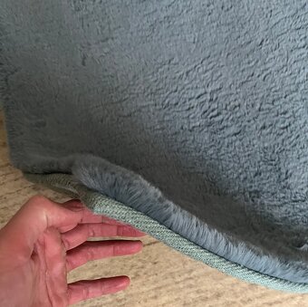 koberec 140 x 200 cm, soleVito, zeleno-šedý - 2