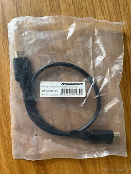 HDMI PremiumCord 4K zlacené konektory, 0,5m nevybalený - 2