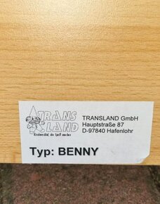 Dětská postýlka - dřevěná barva - 2