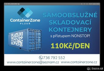 Pronájem skladovacího kontejneru - 2