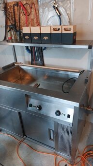 Nerezová ohřívací výdejní vana - 2