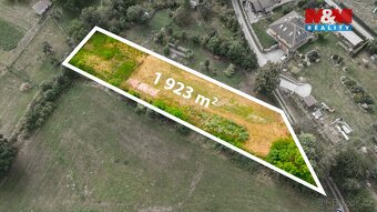 Prodej pozemku k bydlení, 1923 m², Třebkov u Předotic - 2