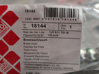 Brzdová hadice, potrubí FEBI BILSTEIN 18144 - 2