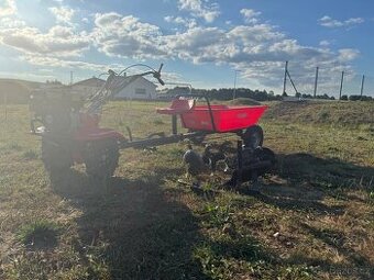 Kultivátor/malotraktor HECHT 7970 + vozík a příslušenství - 2