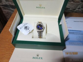 Hodinky ROLEX s diamantovým rámečkem ORIGINÁL - 2