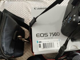 Canon EOS 750d velmi málo používaný - 2